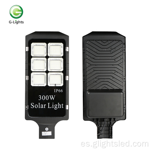 Material de aluminio 100W 300W LED Luz de calle solar